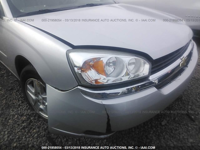 1G1ZT52805F252679 - 2005 CHEVROLET MALIBU LS ვერცხლისფერი ფოტო 6