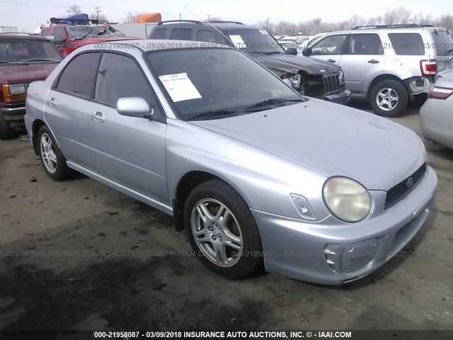 JF1GD67533G513705 - 2003 SUBARU IMPREZA RS SILVER photo 1