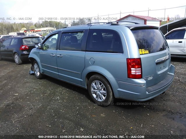 2A4RR6DX7AR240381 - 2010 CHRYSLER TOWN & COUNTRY LIMITED BLUE photo 3