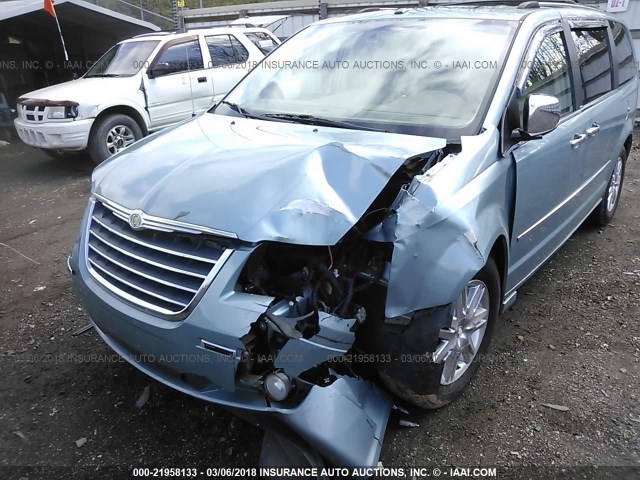 2A4RR6DX7AR240381 - 2010 CHRYSLER TOWN & COUNTRY LIMITED BLUE photo 6