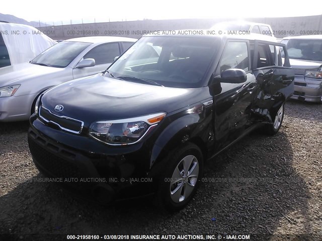 KNDJN2A2XG7324673 - 2016 KIA SOUL BLACK photo 2