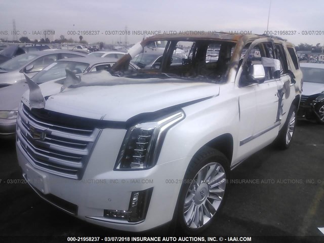 1GYS4DKJ5GR311272 - 2016 CADILLAC ESCALADE PLATINUM WHITE photo 2