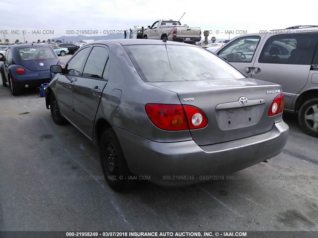 1NXBR32E73Z089048 - 2003 TOYOTA COROLLA CE/LE/S GRAY photo 3