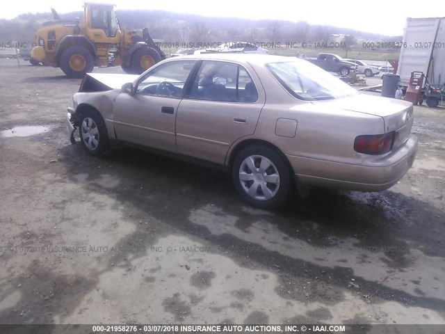 JT2BG12K2T0388452 - 1996 TOYOTA CAMRY DX/LE/XLE TAN photo 3