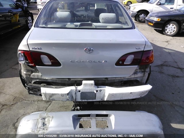 1NXBR12EXXZ265701 - 1999 TOYOTA COROLLA VE/CE/LE 银色 照片 6