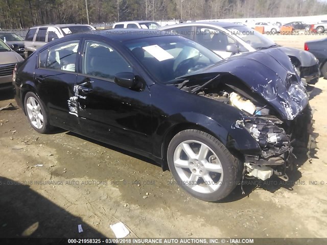 1N4BA41E95C800606 - 2005 NISSAN MAXIMA SE/SL BLACK photo 1