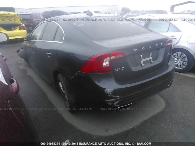 YV1612FS8E2295818 - 2014 VOLVO S60 T5 GRAY photo 3