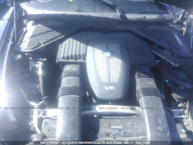 5UXFE83559L309104 - 2009 BMW X5 XDRIVE48I BLACK photo 10