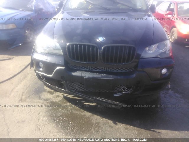 5UXFE83559L309104 - 2009 BMW X5 XDRIVE48I BLACK photo 6