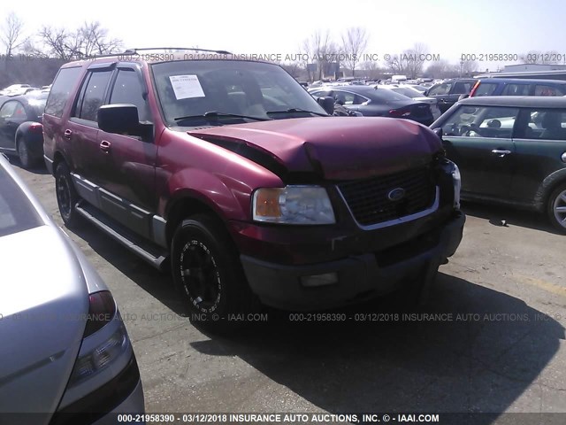 1FMFU16L53LB16430 - 2003 FORD EXPEDITION XLT RED photo 1