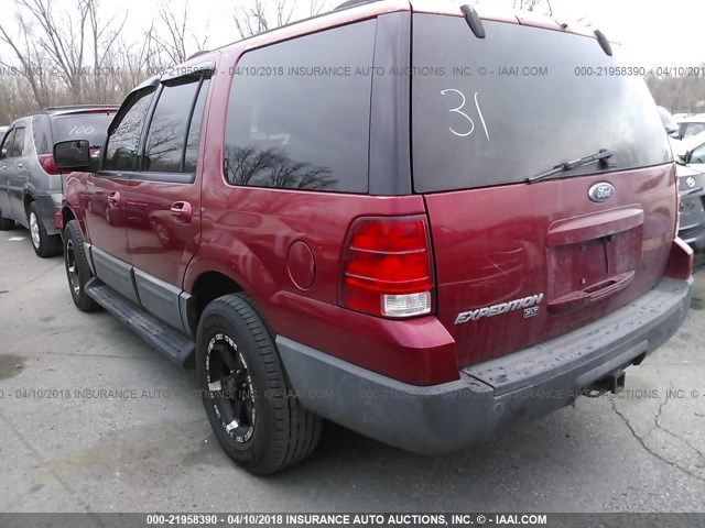 1FMFU16L53LB16430 - 2003 FORD EXPEDITION XLT RED photo 3