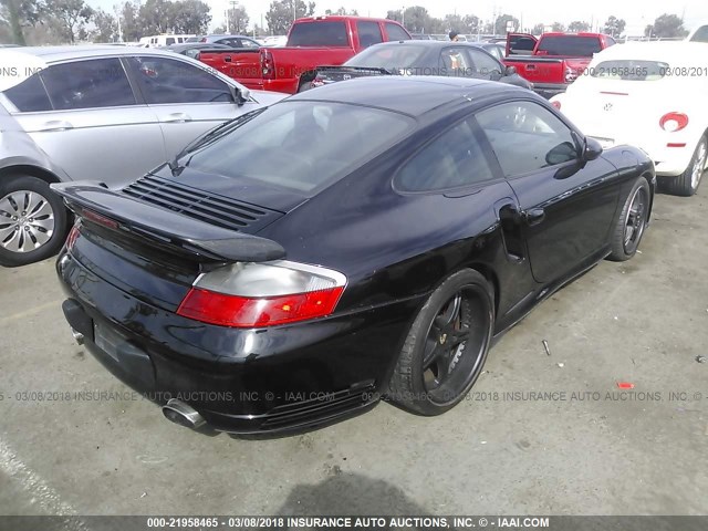 WP0AB29922S685539 - 2002 PORSCHE 911 TURBO BLACK photo 4