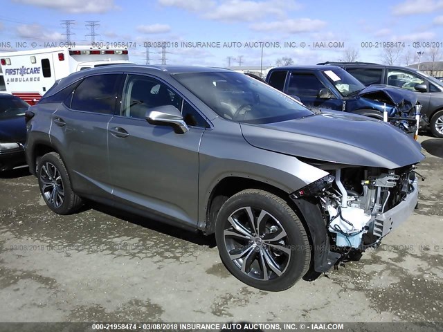 2T2BZMCA8HC127652 - 2017 LEXUS RX 350/BASE/F SPORT SILVER photo 1