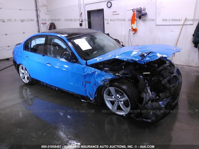 WBAPL33529A405182 - 2009 BMW 335 XI BLUE photo 1