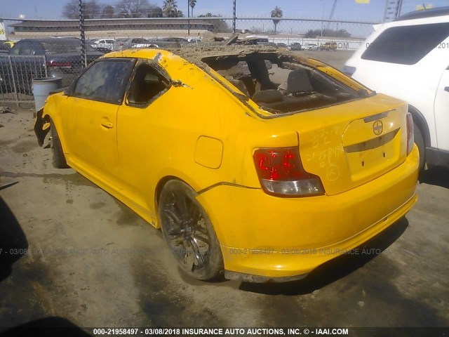 JTKJF5C73C3028119 - 2012 TOYOTA SCION TC 黄色 照片 3
