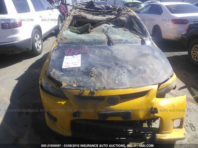 JTKJF5C73C3028119 - 2012 TOYOTA SCION TC 黄色 照片 6