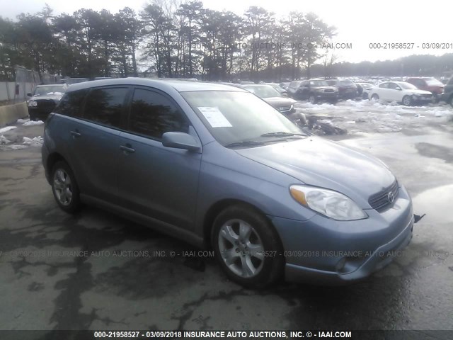 2T1KR32E88C716784 - 2008 TOYOTA COROLLA MATRIX XR BLUE photo 1