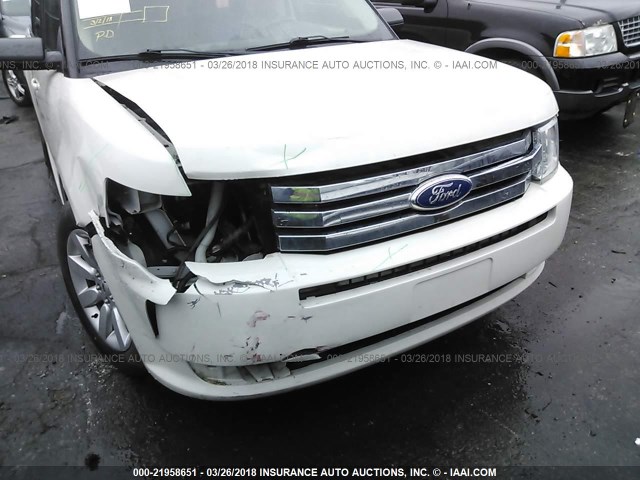 2FMDK51C29BA04088 - 2009 FORD FLEX SE WHITE photo 6