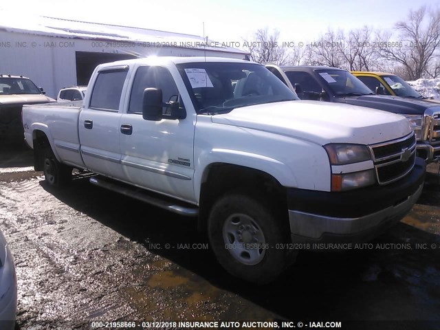 1GCHK23D27F190334 - 2007 CHEVROLET SILVERADO K2500 HEAVY DUTY WHITE photo 1