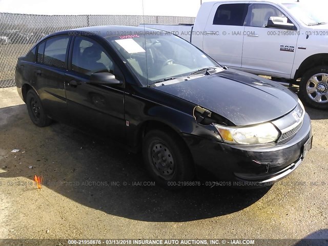 1G8AF52F84Z231175 - 2004 SATURN ION LEVEL 1 BLACK photo 1