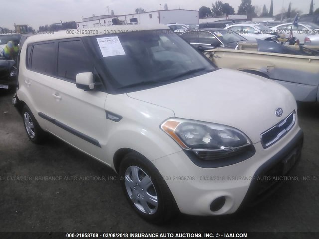 KNDJT2A59C7450744 - 2012 KIA SOUL CREAM photo 1