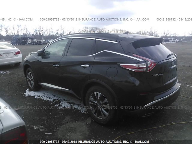 5N1AZ2MG6FN287137 - 2015 NISSAN MURANO S/SL/SV/PLATINUM BLACK photo 3