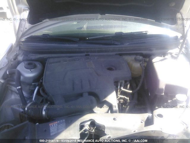 1G1ZE5E04CF112695 - 2012 CHEVROLET MALIBU LTZ 银色 照片 10