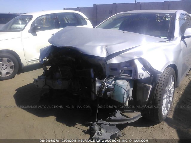 1G1ZE5E04CF112695 - 2012 CHEVROLET MALIBU LTZ 银色 照片 6