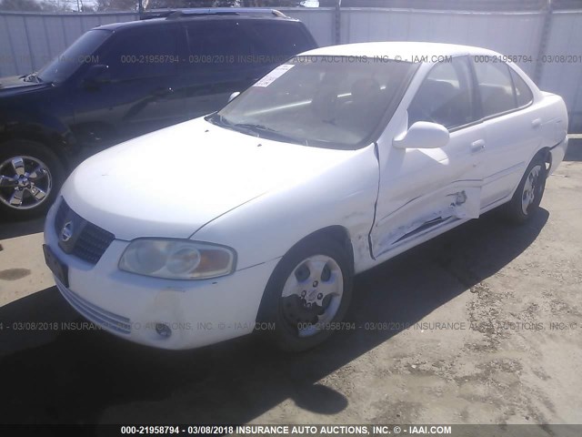 3N1CB51D26L520821 - 2006 NISSAN SENTRA 1.8/1.8S WHITE photo 2