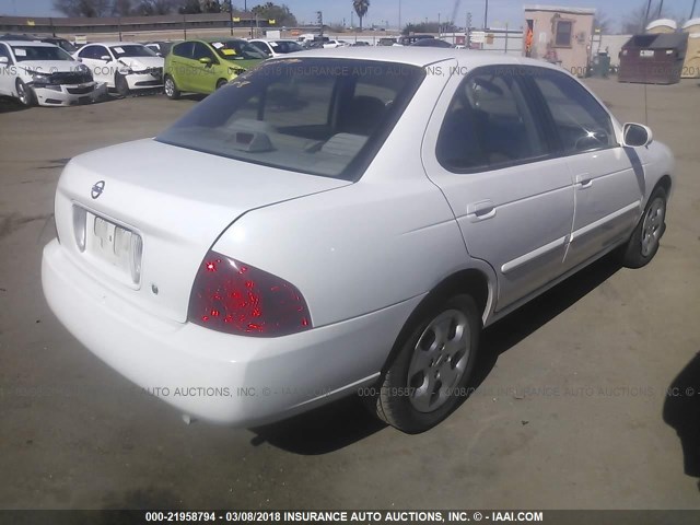 3N1CB51D26L520821 - 2006 NISSAN SENTRA 1.8/1.8S WHITE photo 4