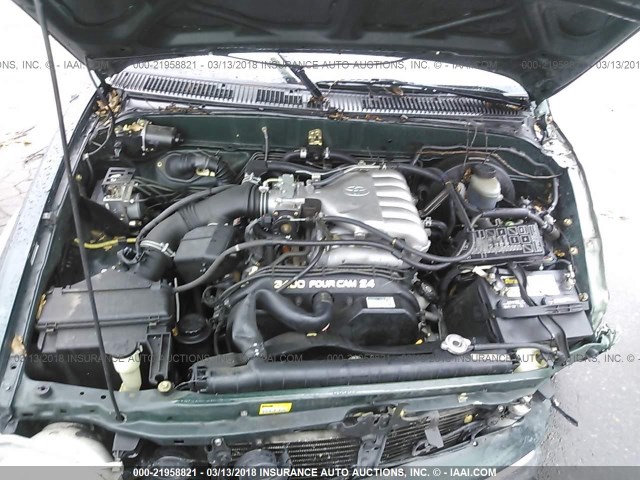 5TEGN92N93Z201431 - 2003 TOYOTA TACOMA DOUBLE CAB PRERUNNER GREEN photo 10