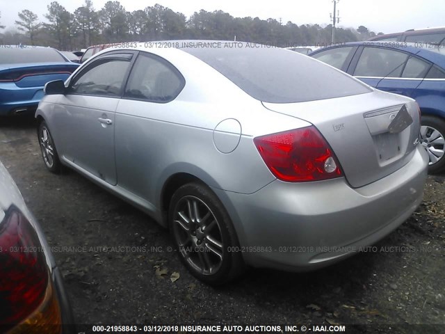 JTKDE177870147276 - 2007 TOYOTA SCION TC 银色 照片 3