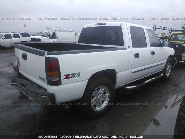 2GTEK13Z271182864 - 2007 GMC NEW SIERRA K1500 WHITE photo 4