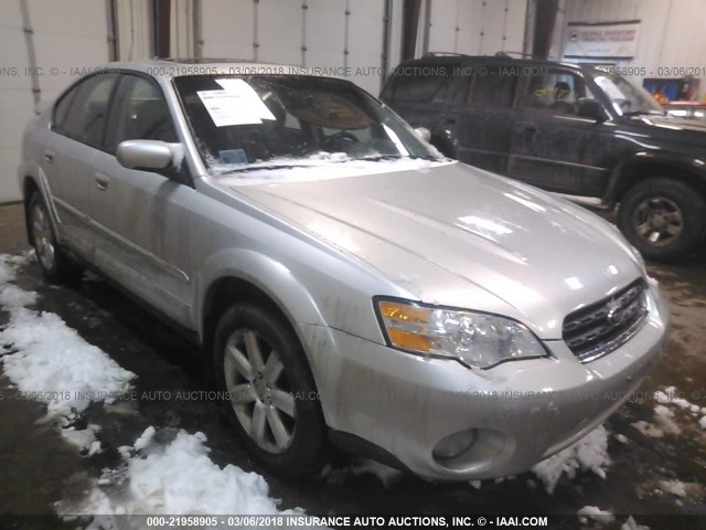 4S4BL62C977201595 - 2007 SUBARU LEGACY OUTBACK 2.5I LIMITED SILVER photo 1