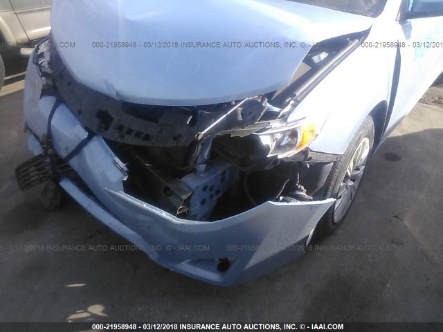 4T1BF1FK1CU535367 - 2012 TOYOTA CAMRY SE/LE/XLE 蓝色 照片 6