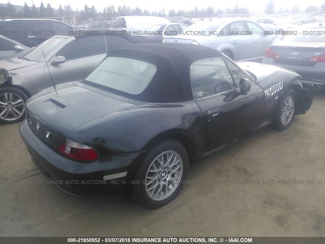 WBACN33441LK45511 - 2001 BMW Z3 2.5 BLACK photo 4