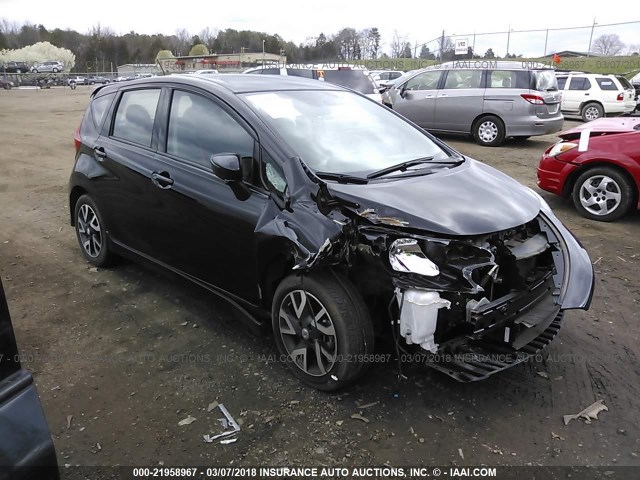 3N1CE2CP0FL447283 - 2015 NISSAN VERSA NOTE S/S PLUS/SV/SL/SR BLACK photo 1