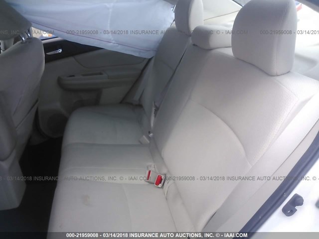 JF1GJAC6XDH028290 - 2013 SUBARU IMPREZA PREMIUM WHITE photo 8