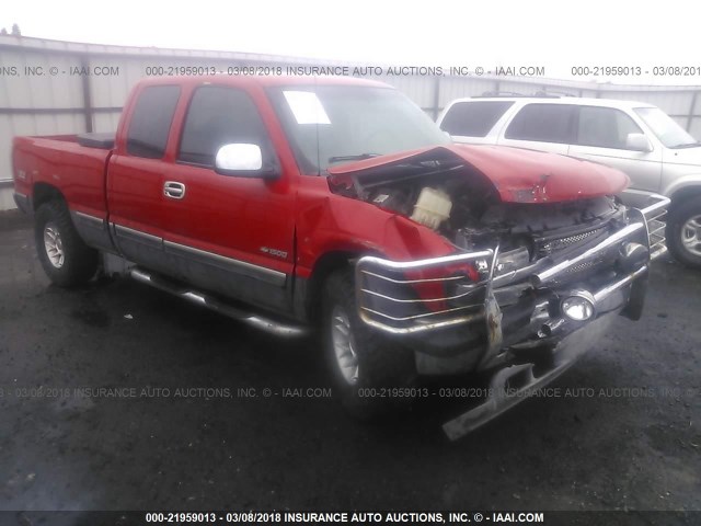 2GCEK19T6Y1133929 - 2000 CHEVROLET SILVERADO K1500 RED photo 1