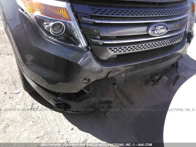 1FM5K7F84FGA89430 - 2015 FORD EXPLORER LIMITED 黑色 照片 6