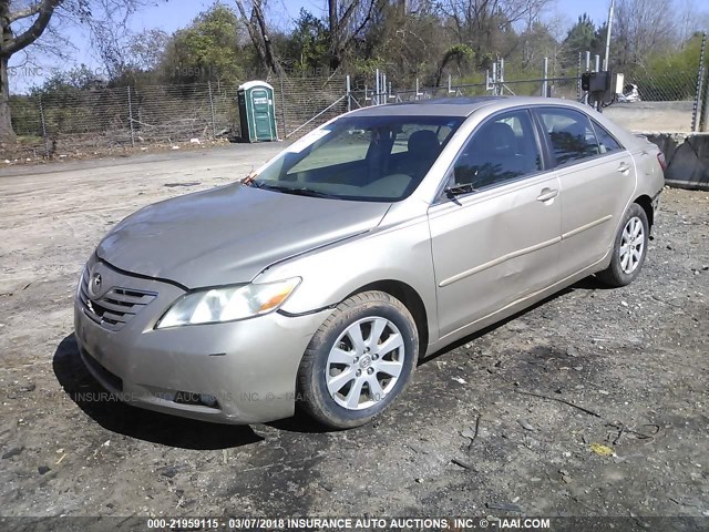 4T1BE46K78U216227 - 2008 TOYOTA CAMRY CE/LE/XLE/SE GOLD photo 2