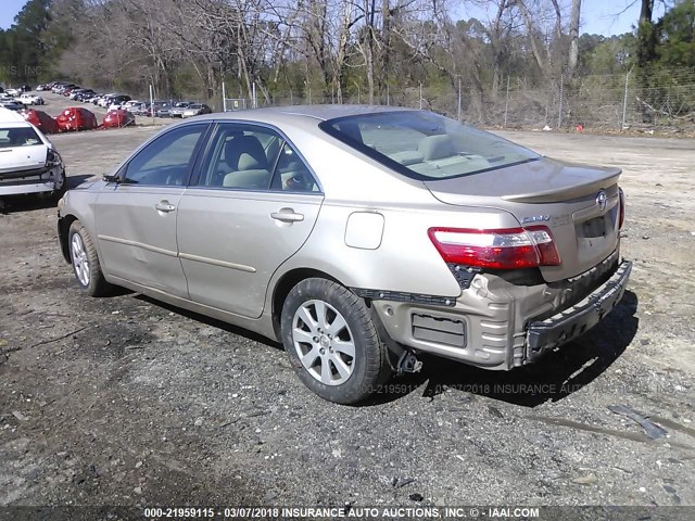 4T1BE46K78U216227 - 2008 TOYOTA CAMRY CE/LE/XLE/SE GOLD photo 3