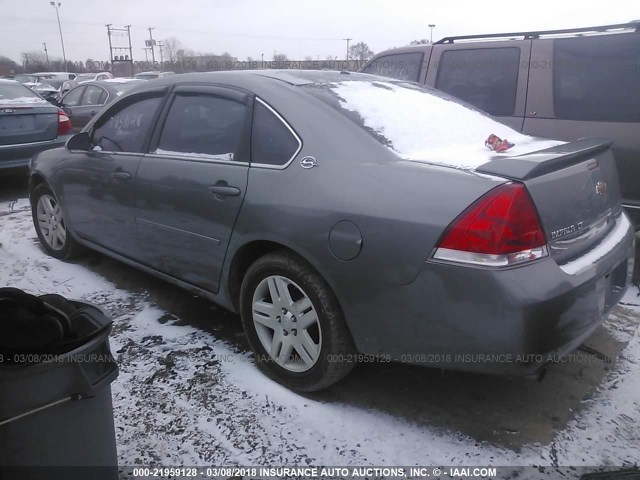 2G1WC58R279239365 - 2007 CHEVROLET IMPALA LT GRAY photo 3