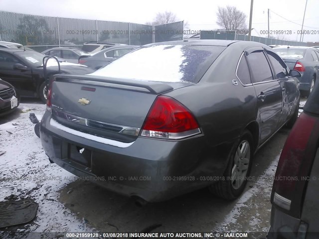 2G1WC58R279239365 - 2007 CHEVROLET IMPALA LT GRAY photo 4