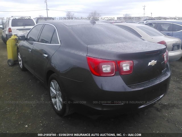 1G11H5SA0DF239981 - 2013 CHEVROLET MALIBU LTZ 灰色 照片 3