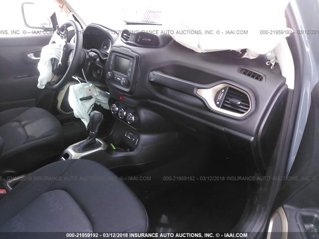 ZACCJAAB7HPF54867 - 2017 JEEP RENEGADE SPORT Կանաչ լուսանկար 5
