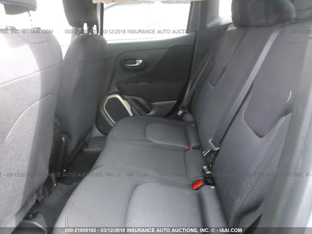 ZACCJAAB7HPF54867 - 2017 JEEP RENEGADE SPORT Կանաչ լուսանկար 8
