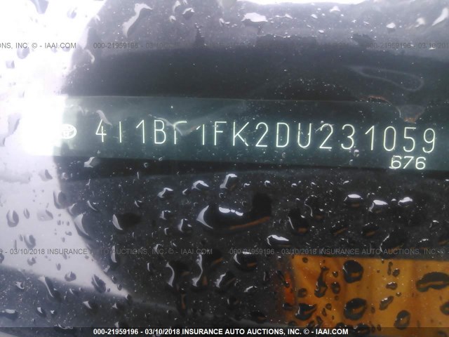 4T1BF1FK2DU231059 - 2013 TOYOTA CAMRY L/SE/LE/XLE 白色 照片 9