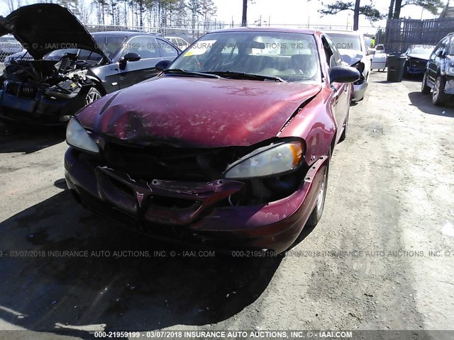 1G2NF52E13C198976 - 2003 PONTIAC GRAND AM SE1 BURGUNDY photo 6