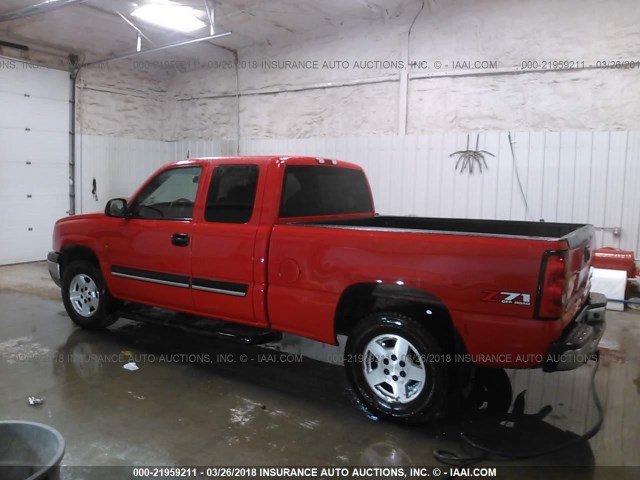 2GCEK19T141249579 - 2004 CHEVROLET SILVERADO K1500 RED photo 3